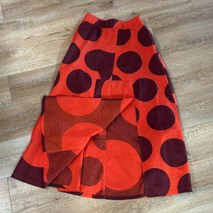 Anthropologie Farm Rio Maxi Skirt with Slit